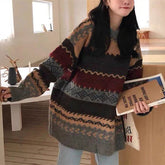 Pullover mit Oma-Muster aus den 80ern